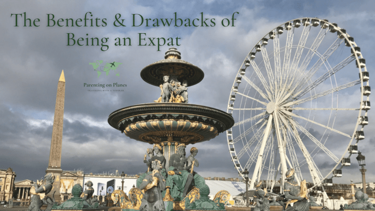 The benefits and drawbacks of being an expat with an image from Paris
